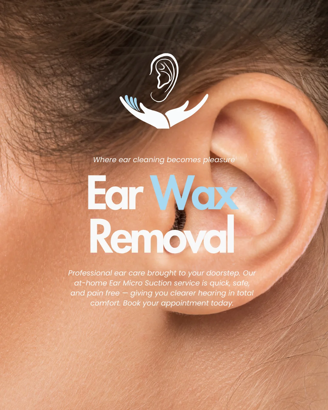 Ear we go ear wax removal Braintree social media post